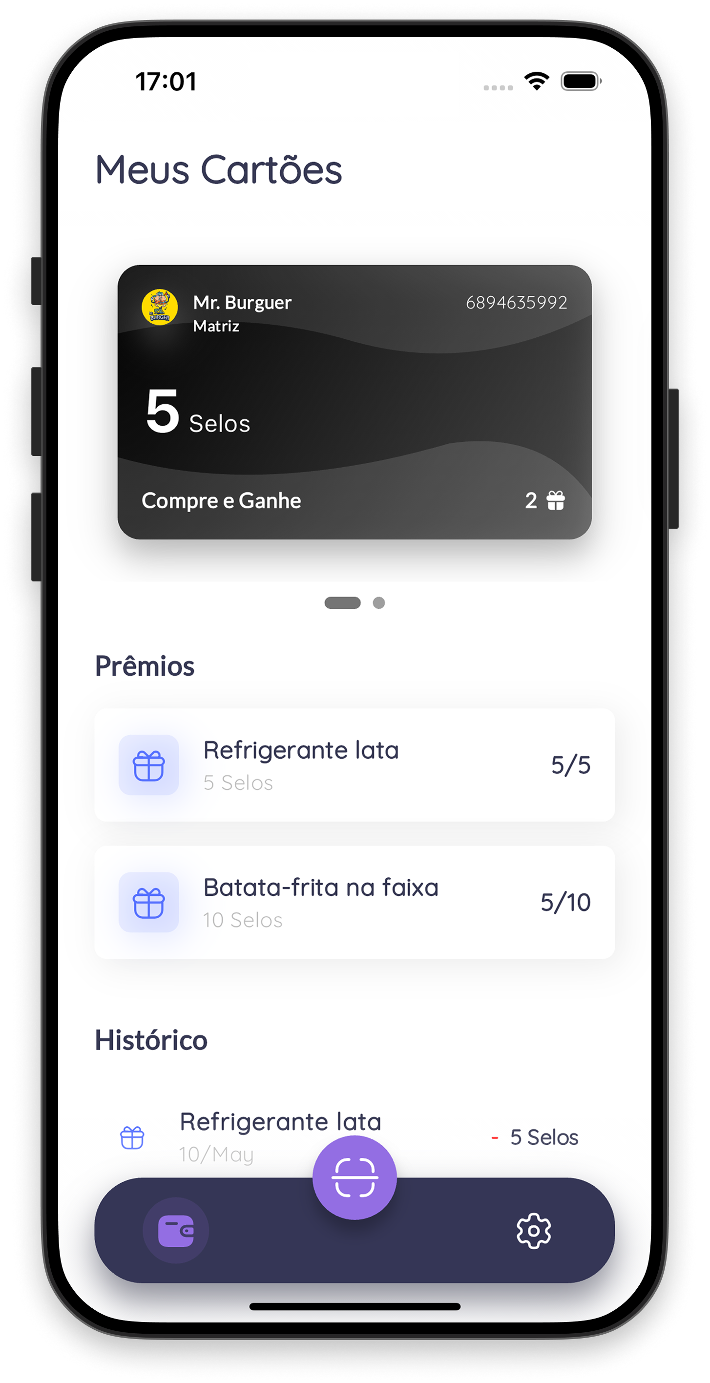 Aplicativo Pontuae Cliente